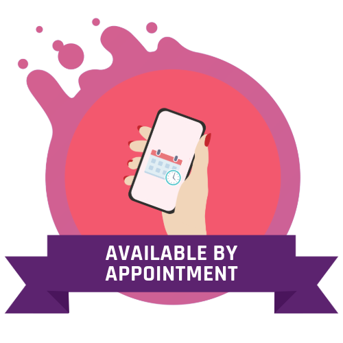 available by appointment badge